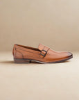 Single strap Cognac loafer