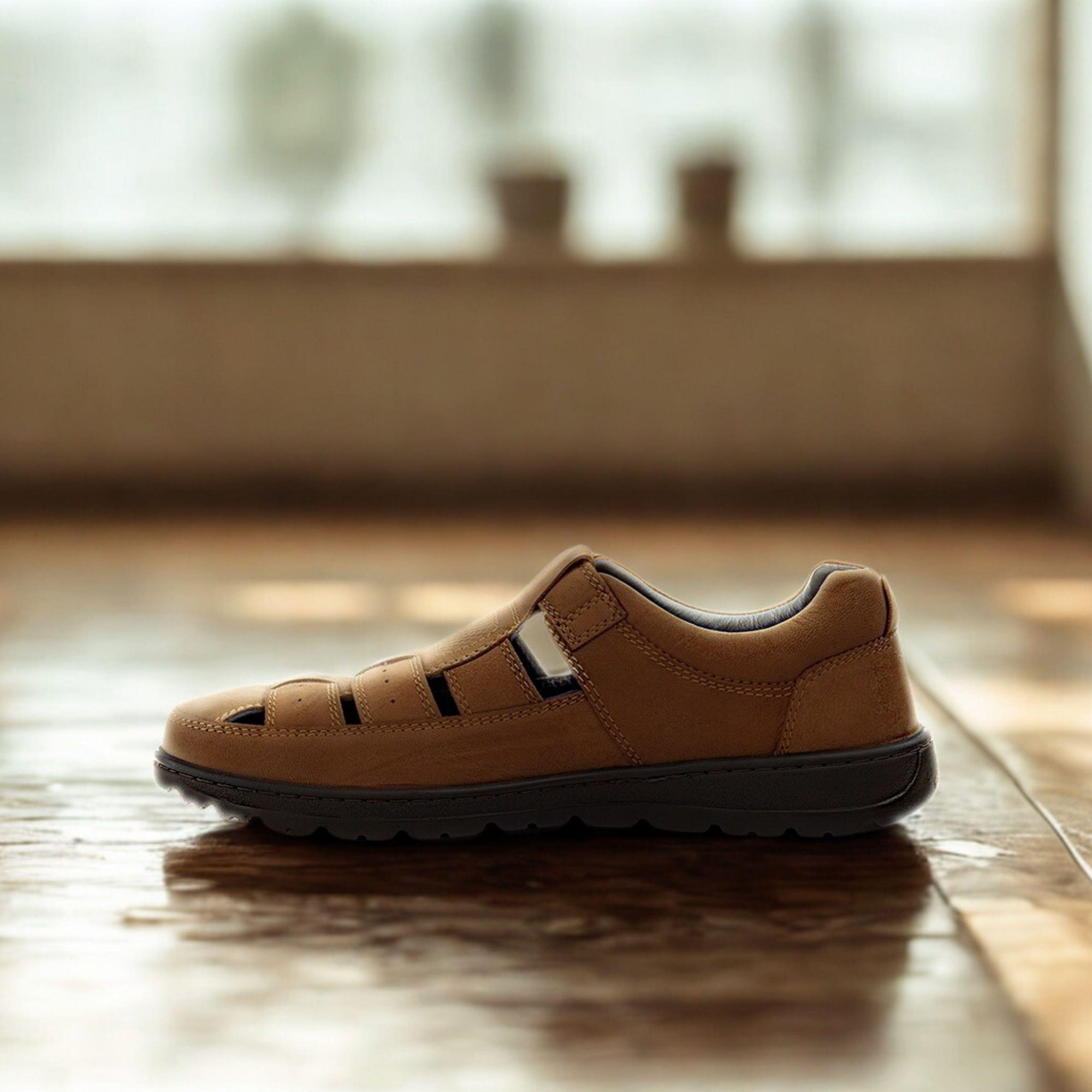 Camel Nubuck Sandal