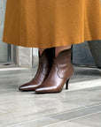 Wilde Brown Stilleto Boot