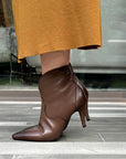 Wilde Brown Stilleto Boot
