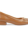 Margot Tan Wide-Toe Shoe