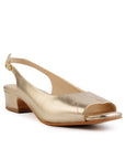 Aether Gold Open-toe Slingback