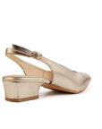 Aether Gold Open-toe Slingback