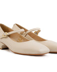 Estelle Ice-white Mary-Janes