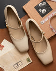 Estelle Ice-white Mary-Janes