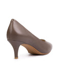 Simone Taupe Soft Leather Pump