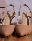 Audrey Nude Slingback Pumps