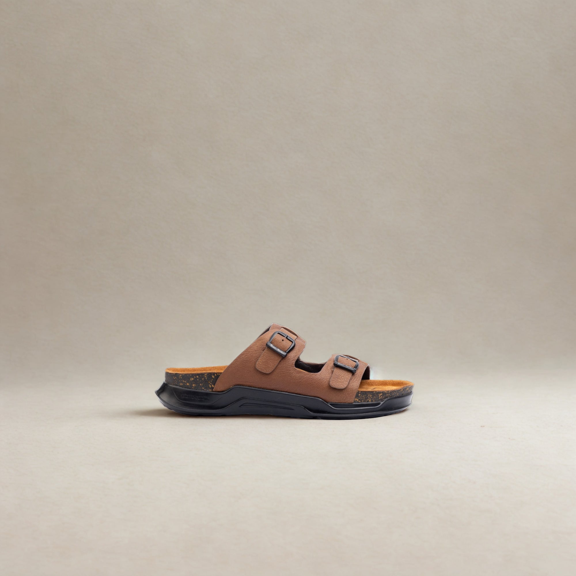 Embrace: Tan Stonewashed Adjustable Slides