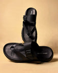 Glide Black Textured Thong