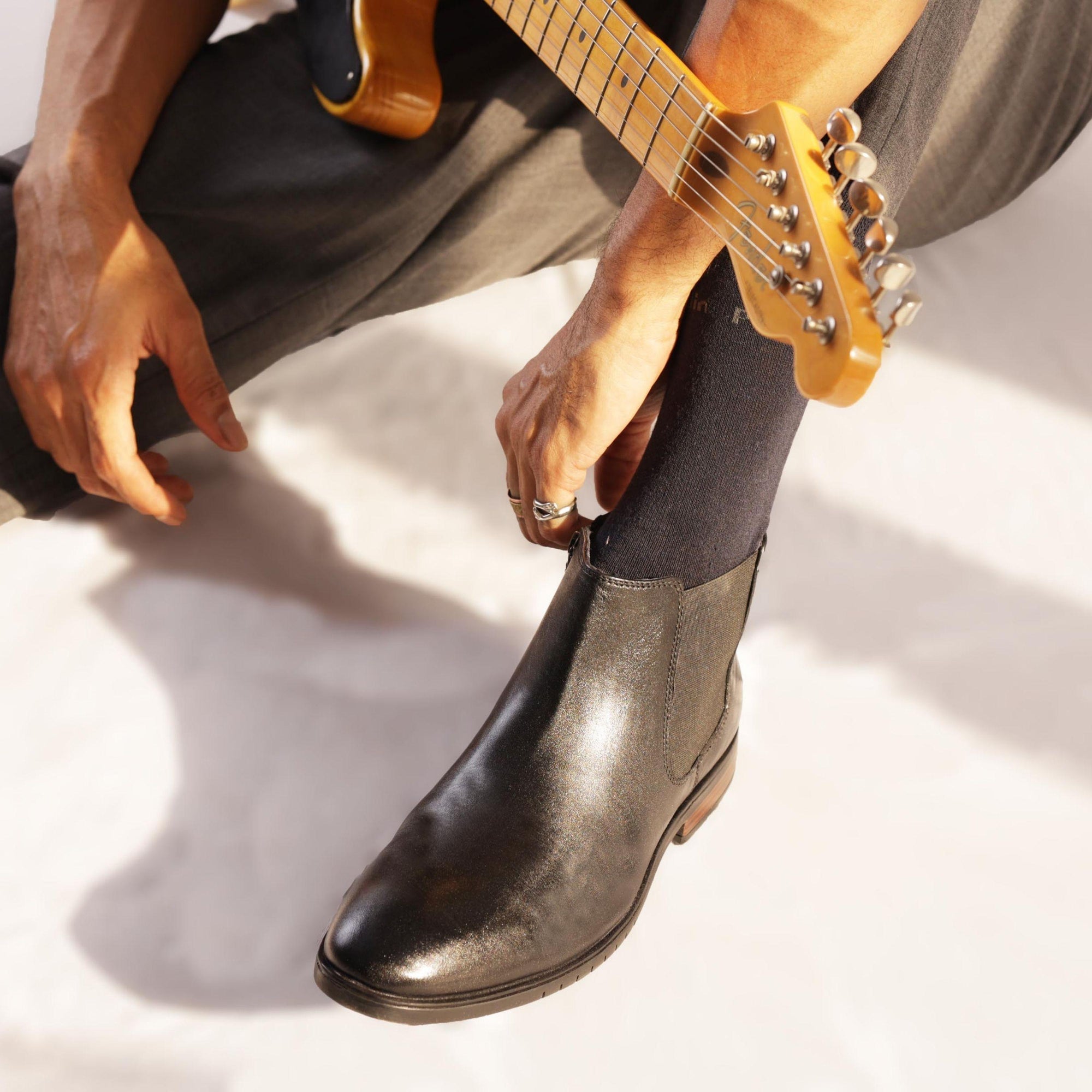 Classic Black Chelsea Boot