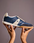 Grandstand Midnight Navy sneaker - lifestyle photograph