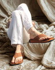 Riviera: Camel Nubuck Slipper