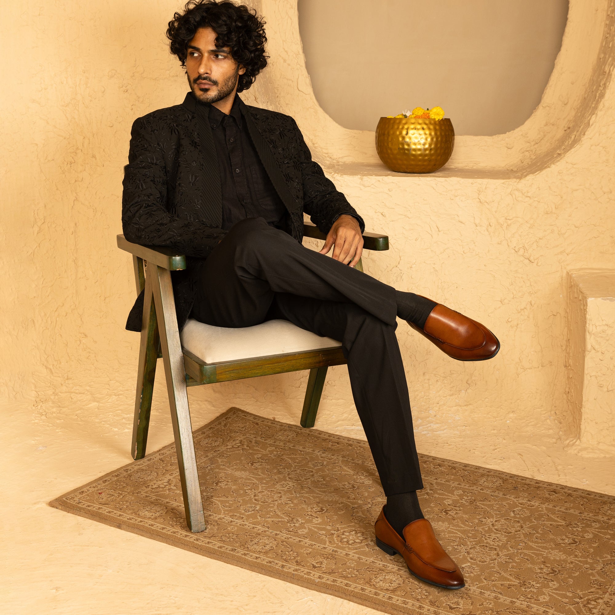 Onyx: Classic Cognac Slip-on