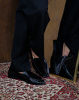Soho Black Woven Loafer