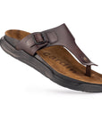 Embrace: Brown Buckle Thong