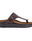 Embrace: Brown Buckle Thong