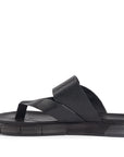 Glide Black Textured Thong