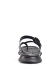 Glide Black Polished Thong