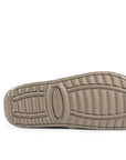 Riviera: Café Textured-Polished Sandal