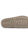 Riviera: Camel Textured-Polished Sandal
