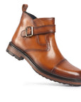Eiger: Cognac Buckle Boot