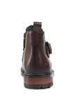 Eiger: Mid Brown Buckle Boot