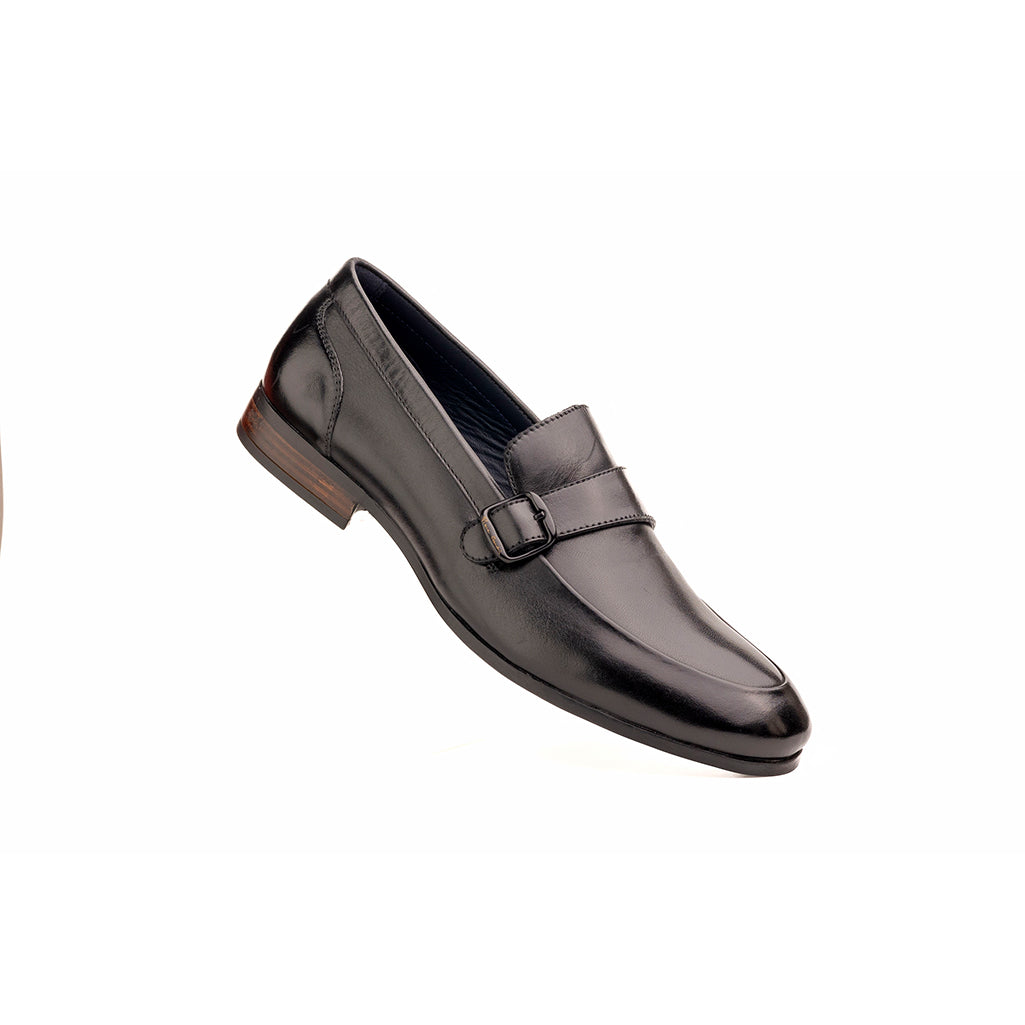 Single strap Black loafer