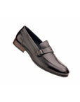 Single strap Black loafer