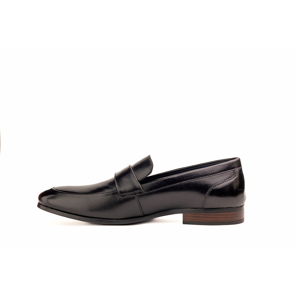 Single strap Black loafer