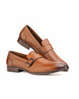 Single strap Cognac loafer