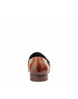 Single strap Cognac loafer