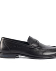 Genova Black Penny Loafer