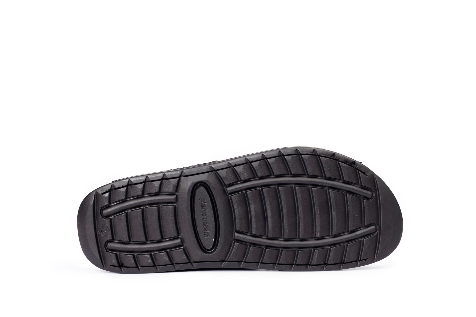 Riviera: Black Polished Thong