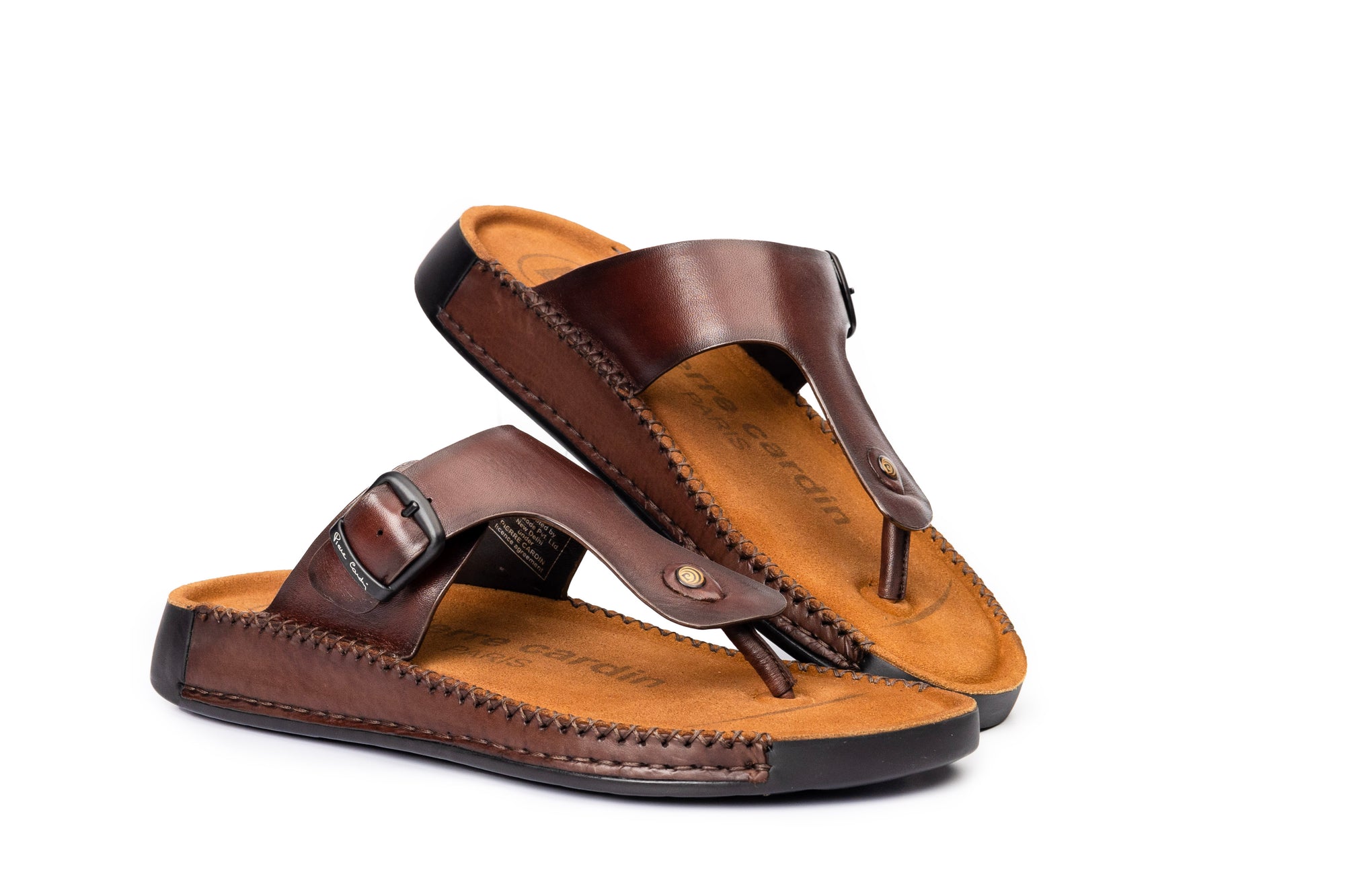 Riviera: Mid-brown Polished Thong