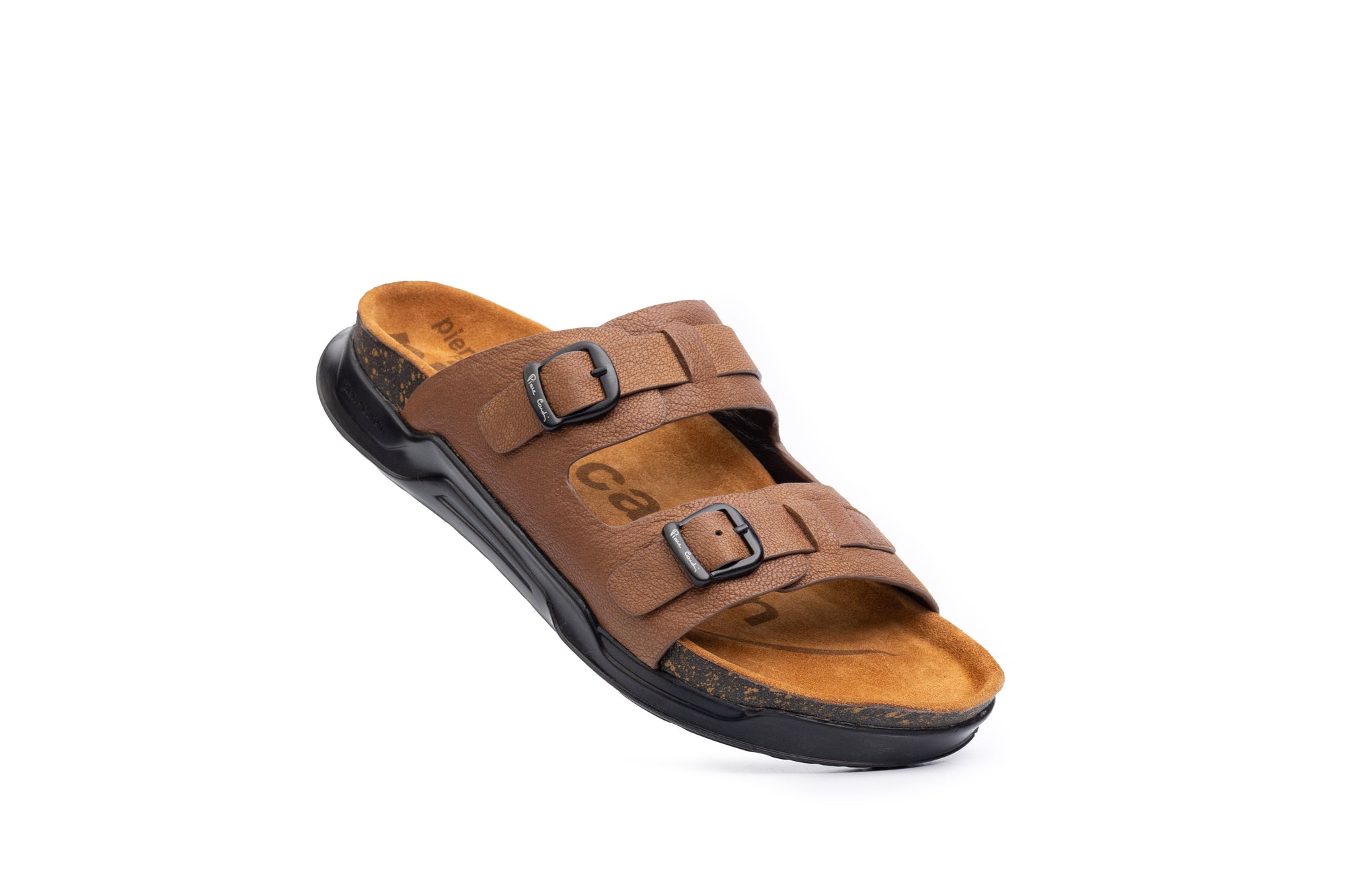Embrace: Tan Stonewashed Adjustable Slides