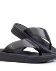 Hudson: Casual Black Slipper