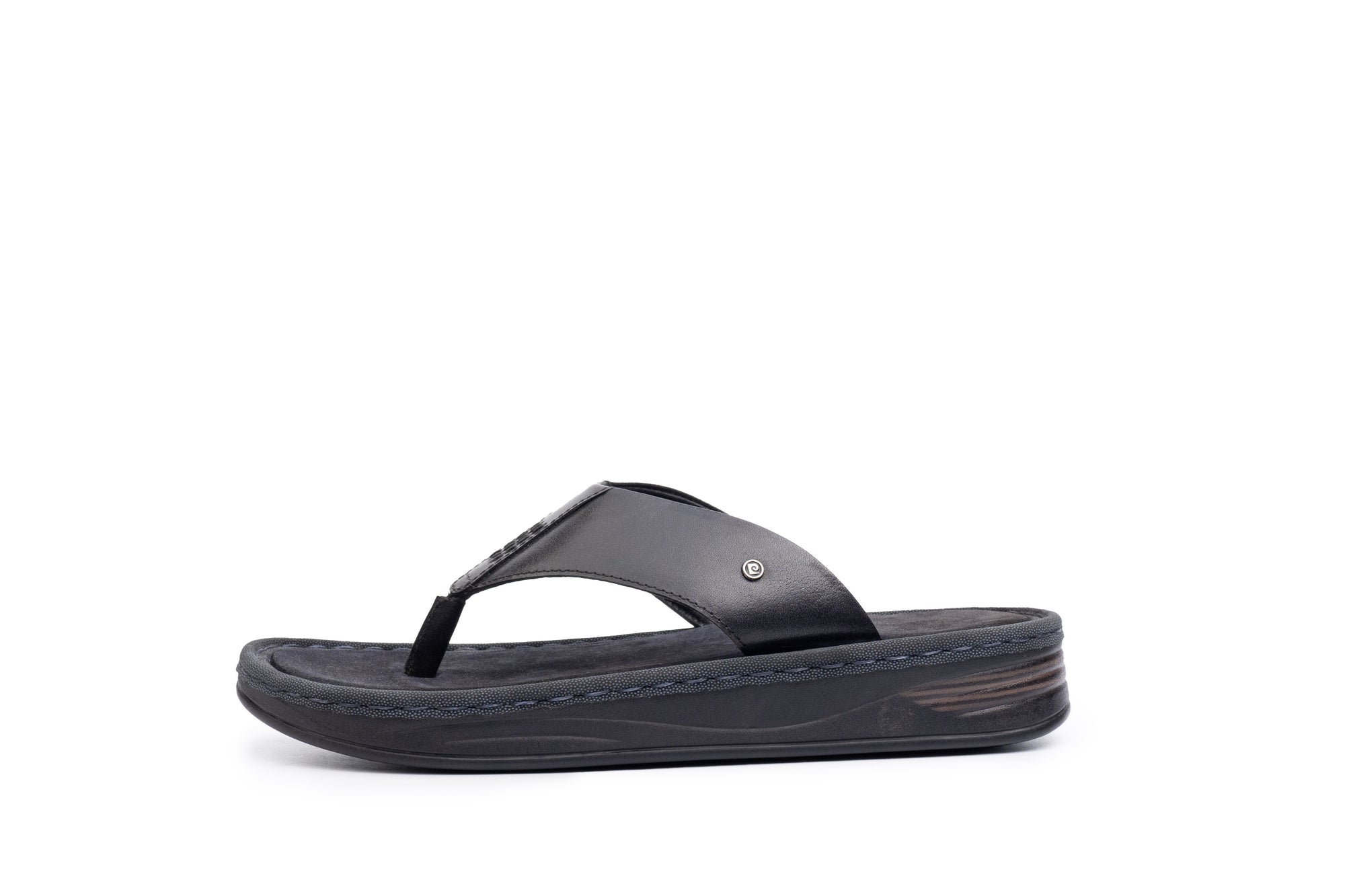 Hudson: Casual Black Slipper