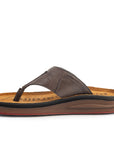 Azur: Brown Stitched Thong