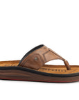 Azur: Tan Stitched Thong