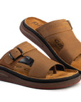 Azur: Camel Textured Buckle Slide