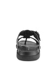 Vite: Black Dual-buckle Sandal