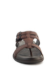Vite: Tan Dual-buckle Sandal