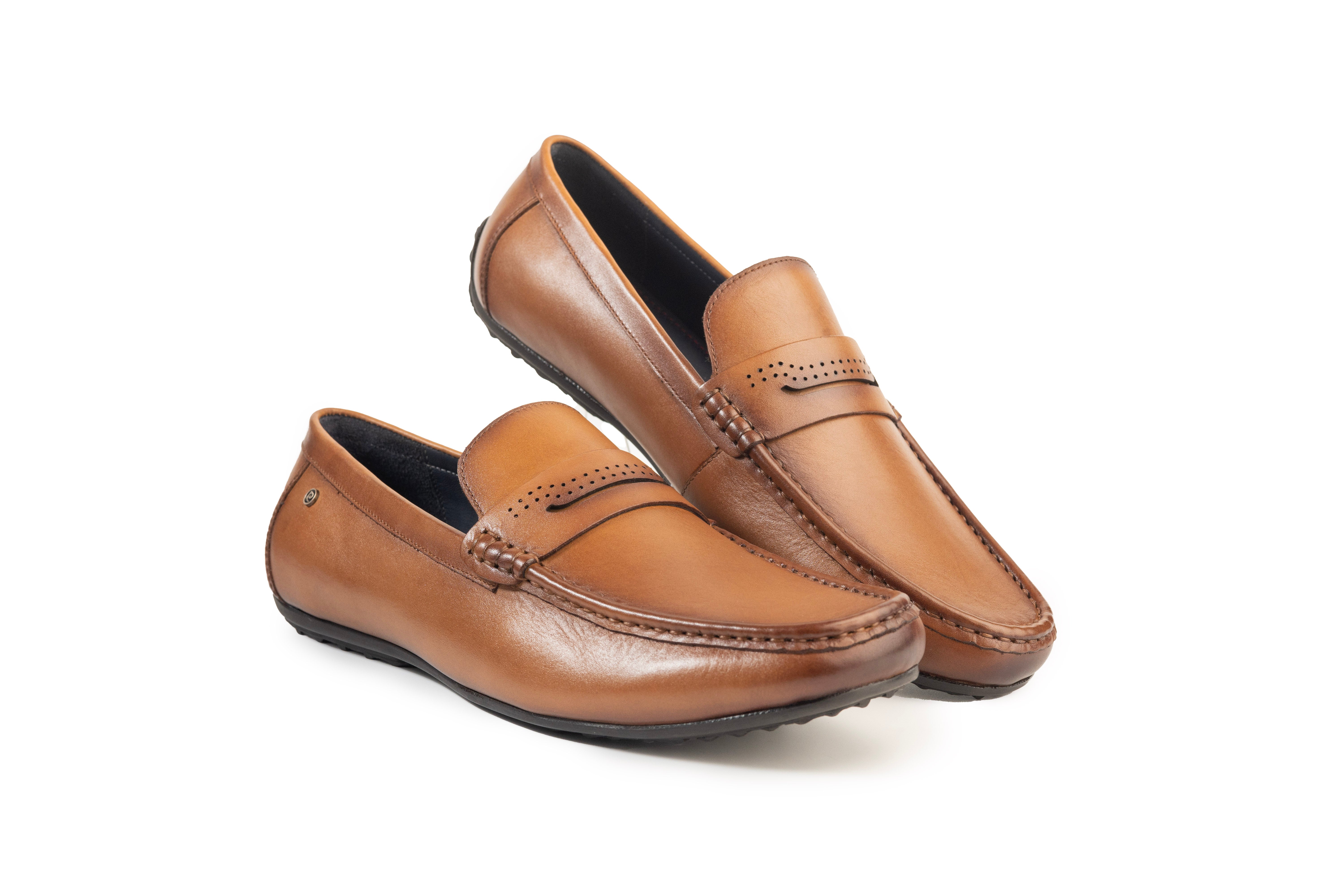 Gatsby: Cognac Driving Loafer – Pierre Cardin display picture 3