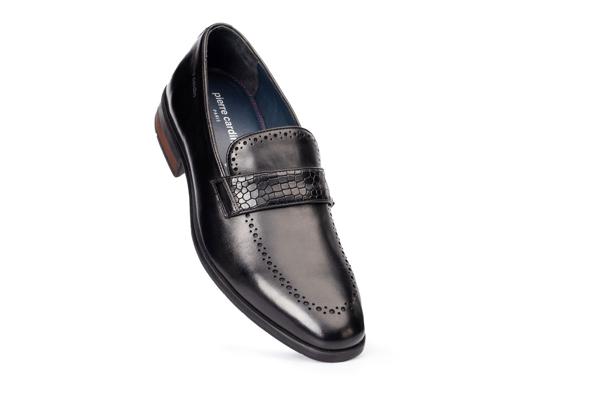 Onyx: Textured Black Loafer
