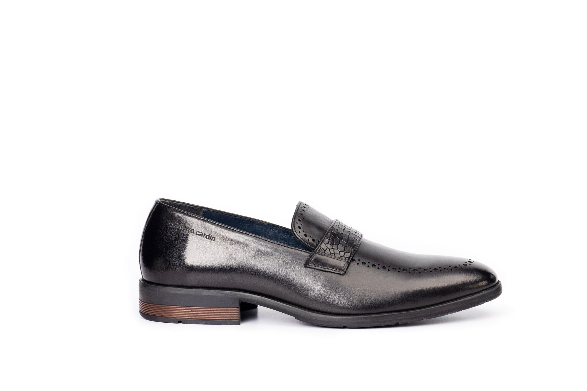 Onyx: Textured Black Loafer
