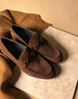 Turin Café Suede Loafer