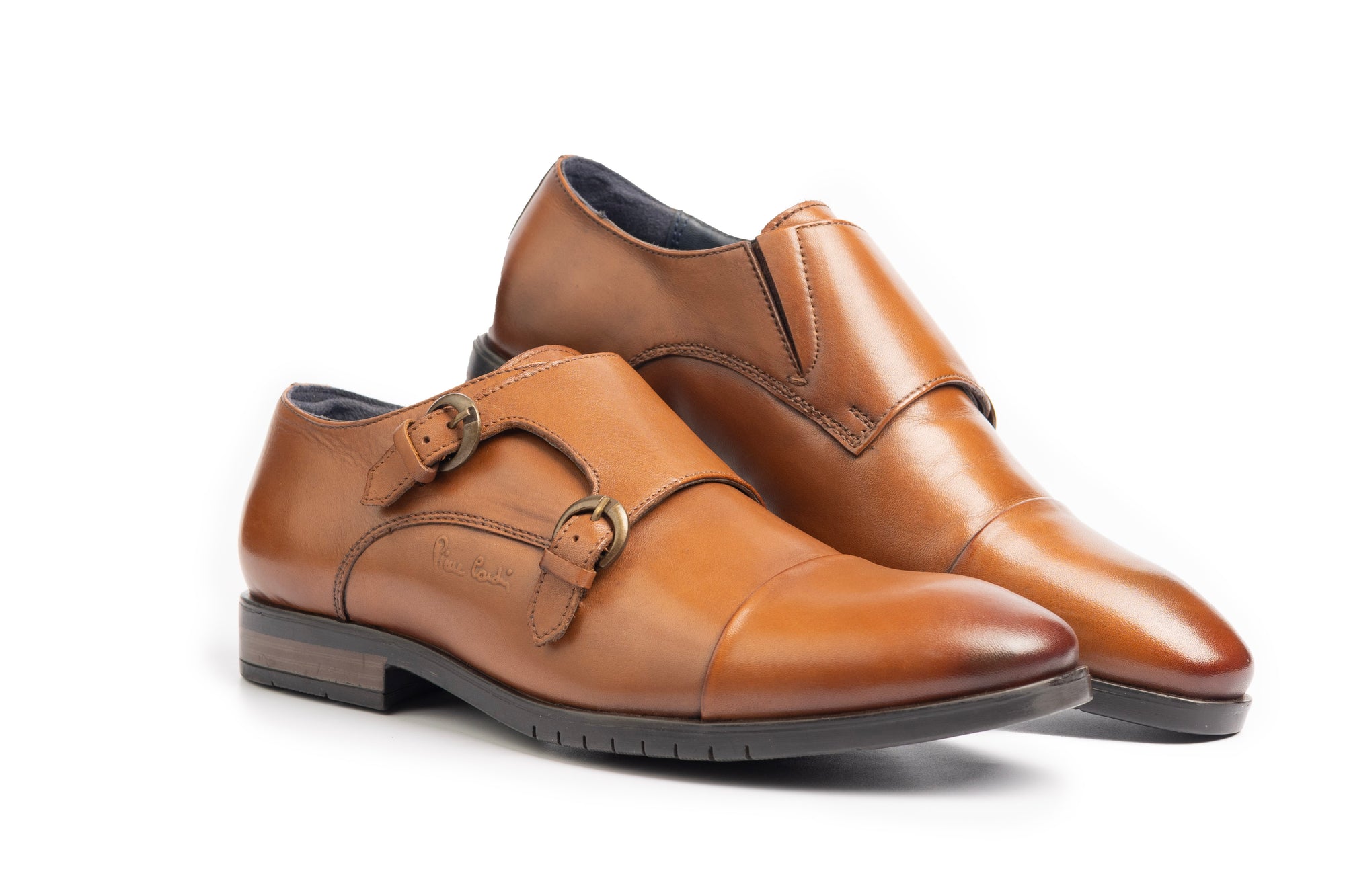 Double Strap Cognac Monk