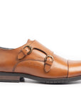 Double Strap Cognac Monk