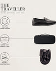 The Traveller: Black Loafer