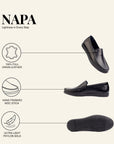 Napa Black Slip On